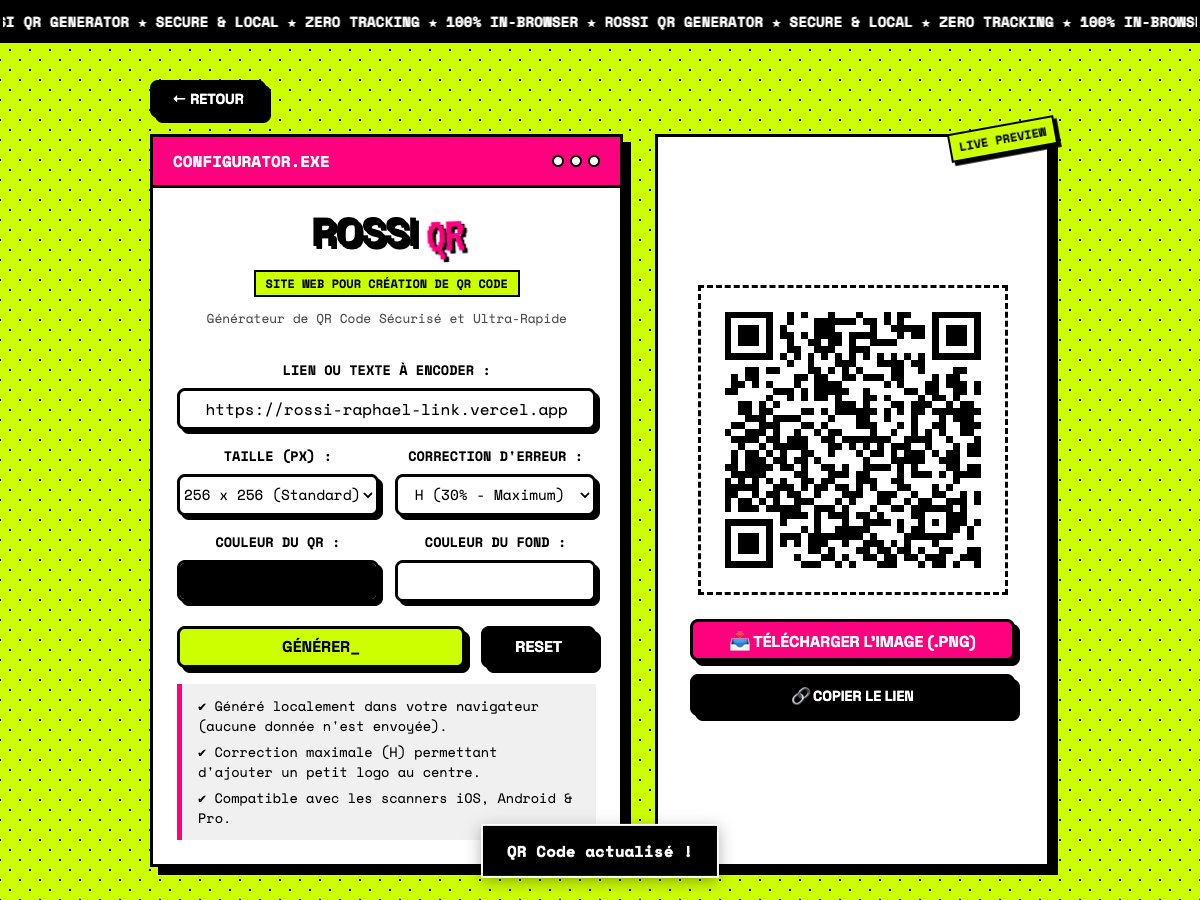 Générateur de QR Code
